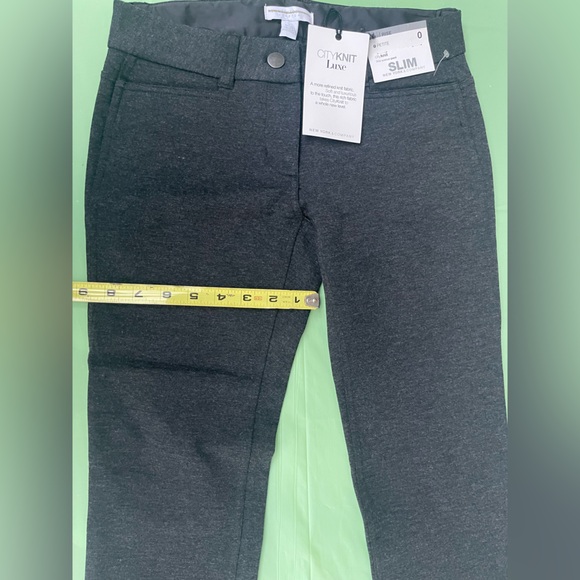 Slim Classic Dark Gray Women's pants size 0 petite NWT - Picture 9 of 14